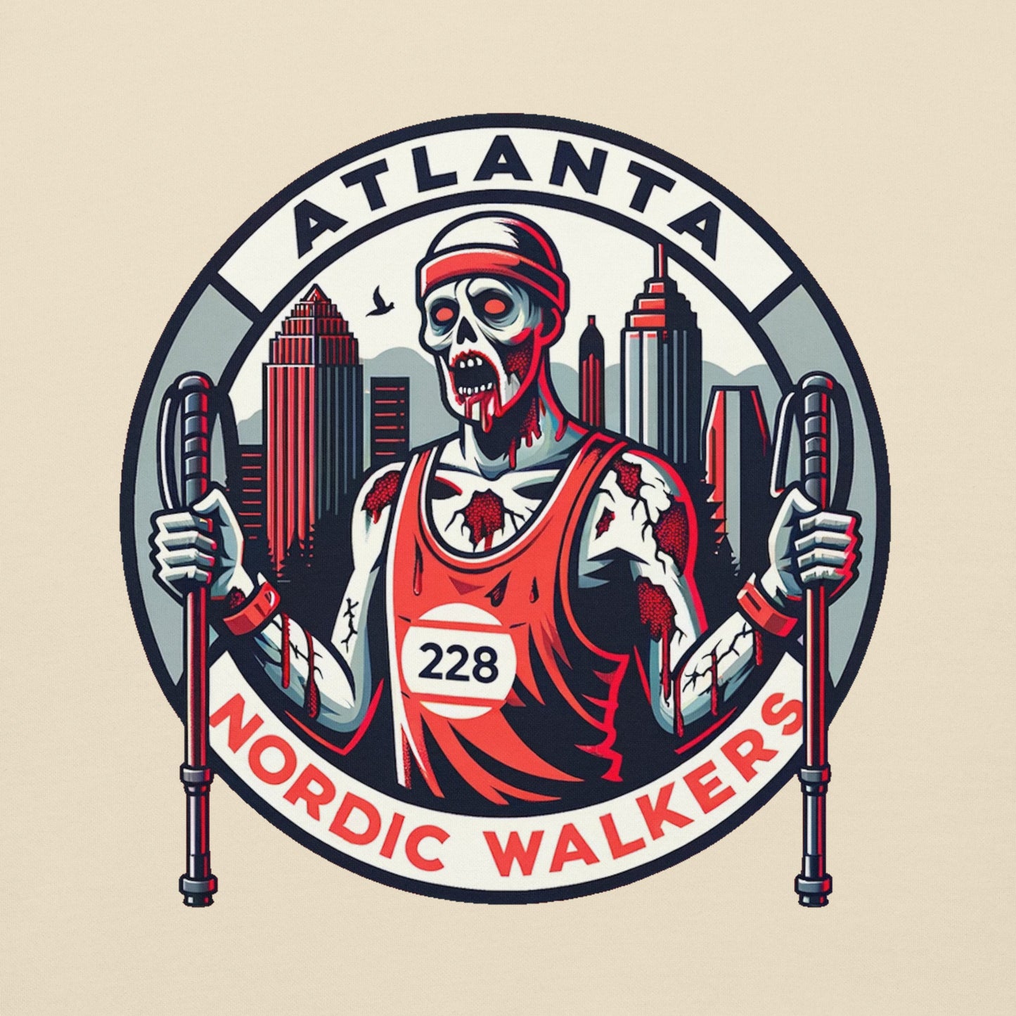 Atlanta Nordic Walkers ~ Unisex Hoodie