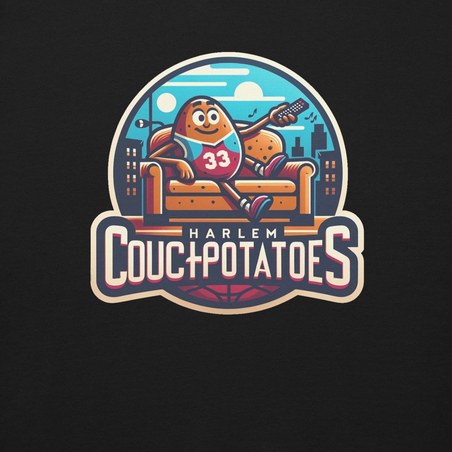 Harlem Couch Potatoes ~ Unisex Premium Sweatshirt