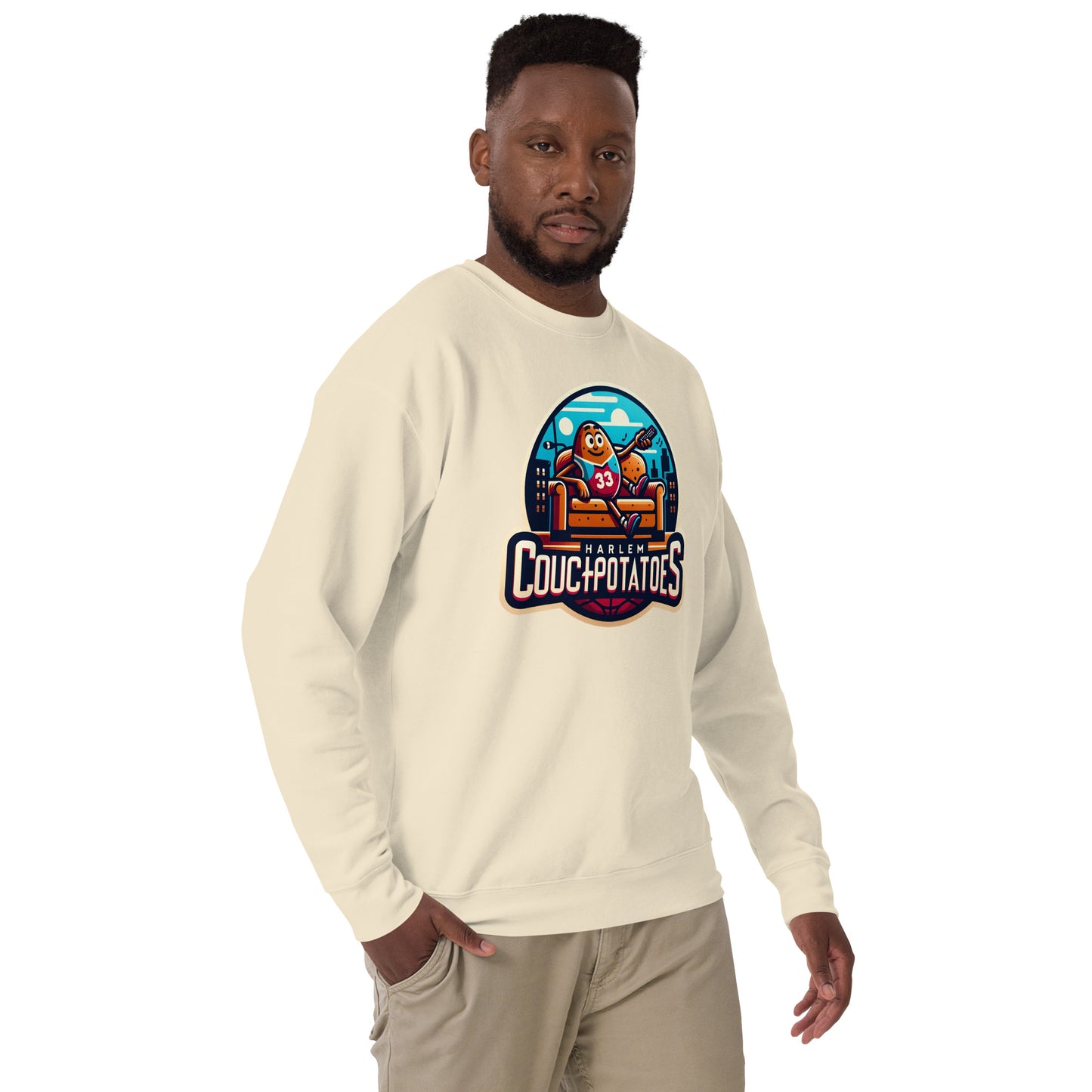 Harlem Couch Potatoes ~ Unisex Premium Sweatshirt