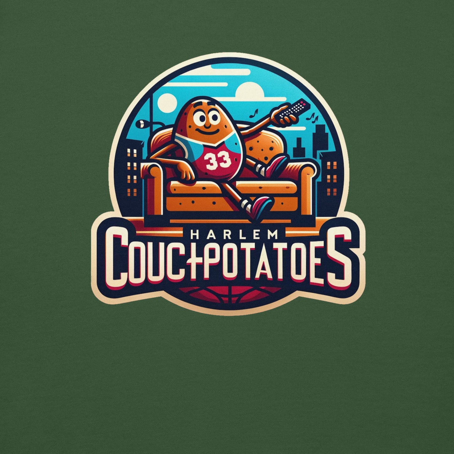 Harlem Couch Potatoes ~ Unisex Premium Sweatshirt
