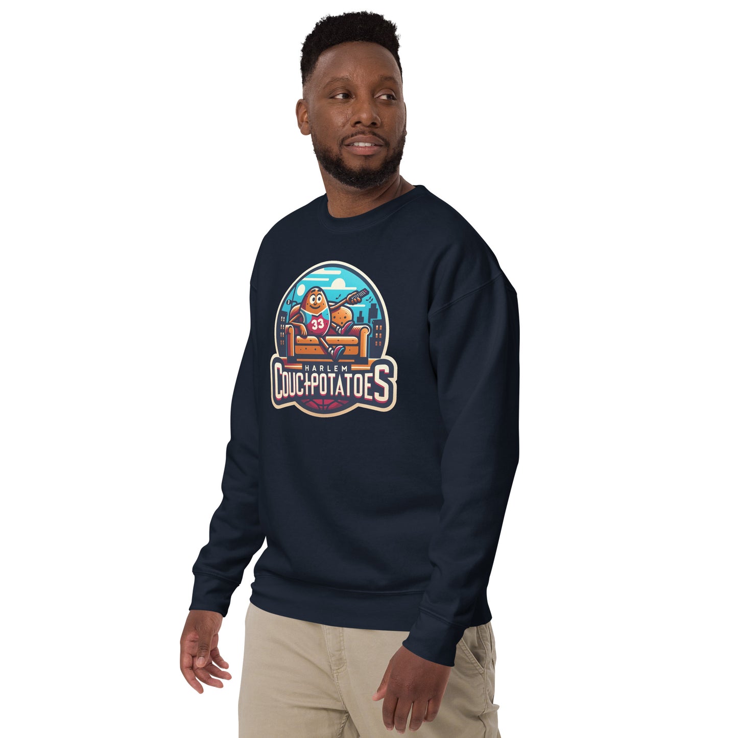 Harlem Couch Potatoes ~ Unisex Premium Sweatshirt