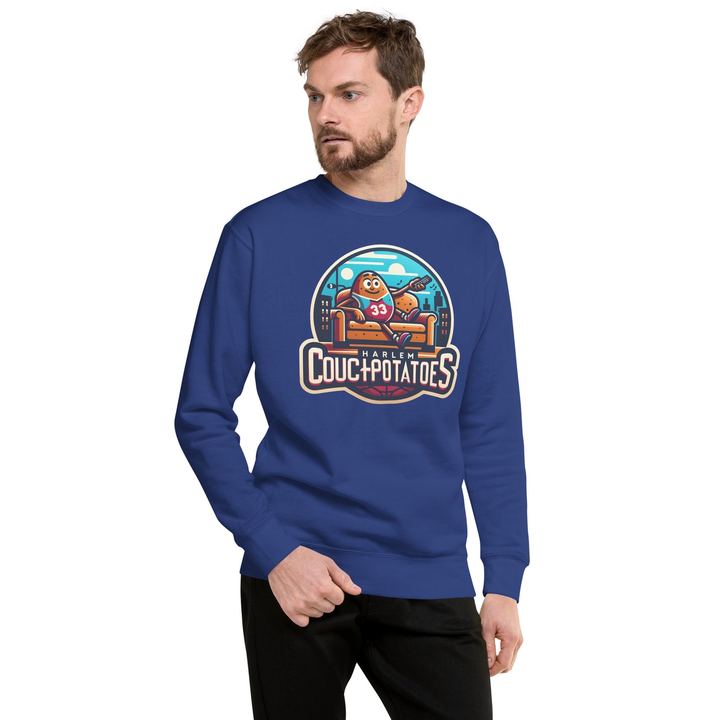 Harlem Couch Potatoes ~ Unisex Premium Sweatshirt