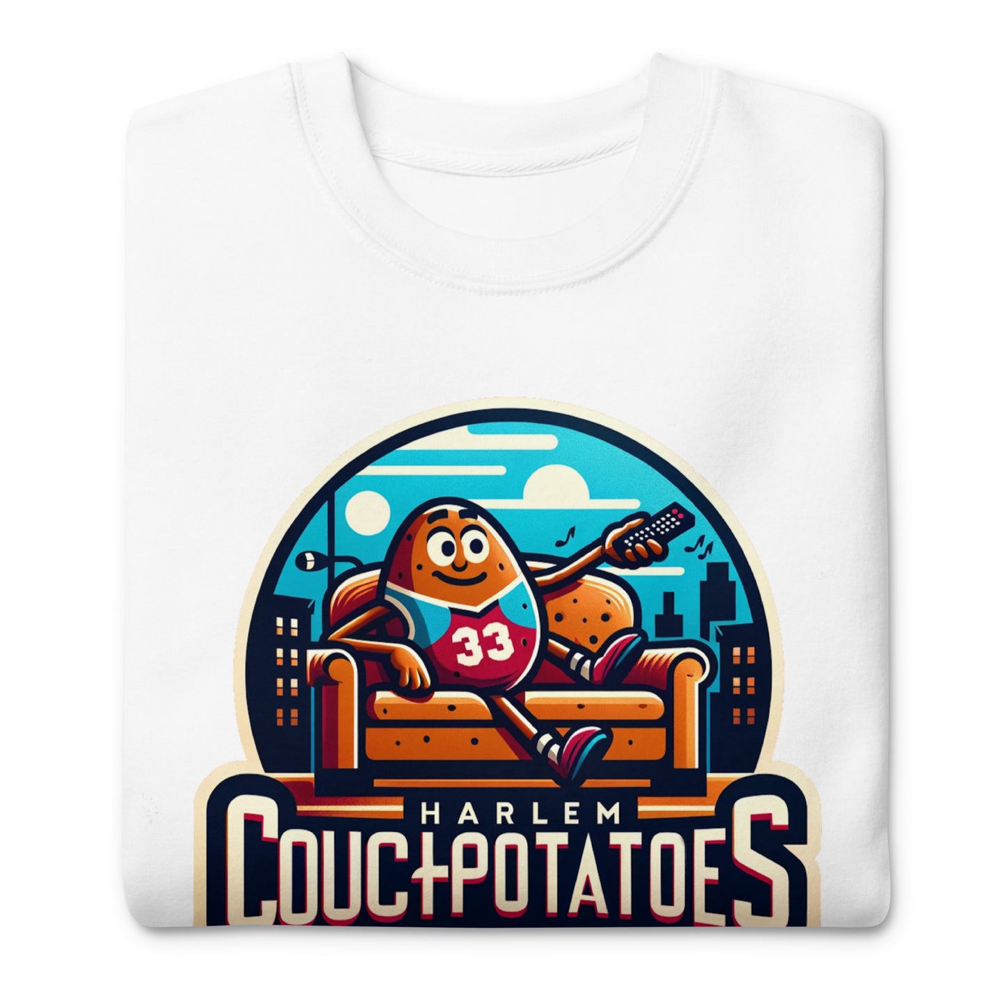 Harlem Couch Potatoes ~ Unisex Premium Sweatshirt