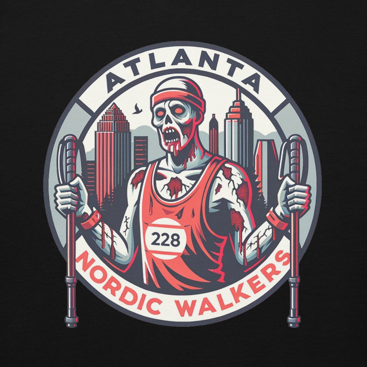 Atlanta Nordic Walkers ~ Unisex Hoodie