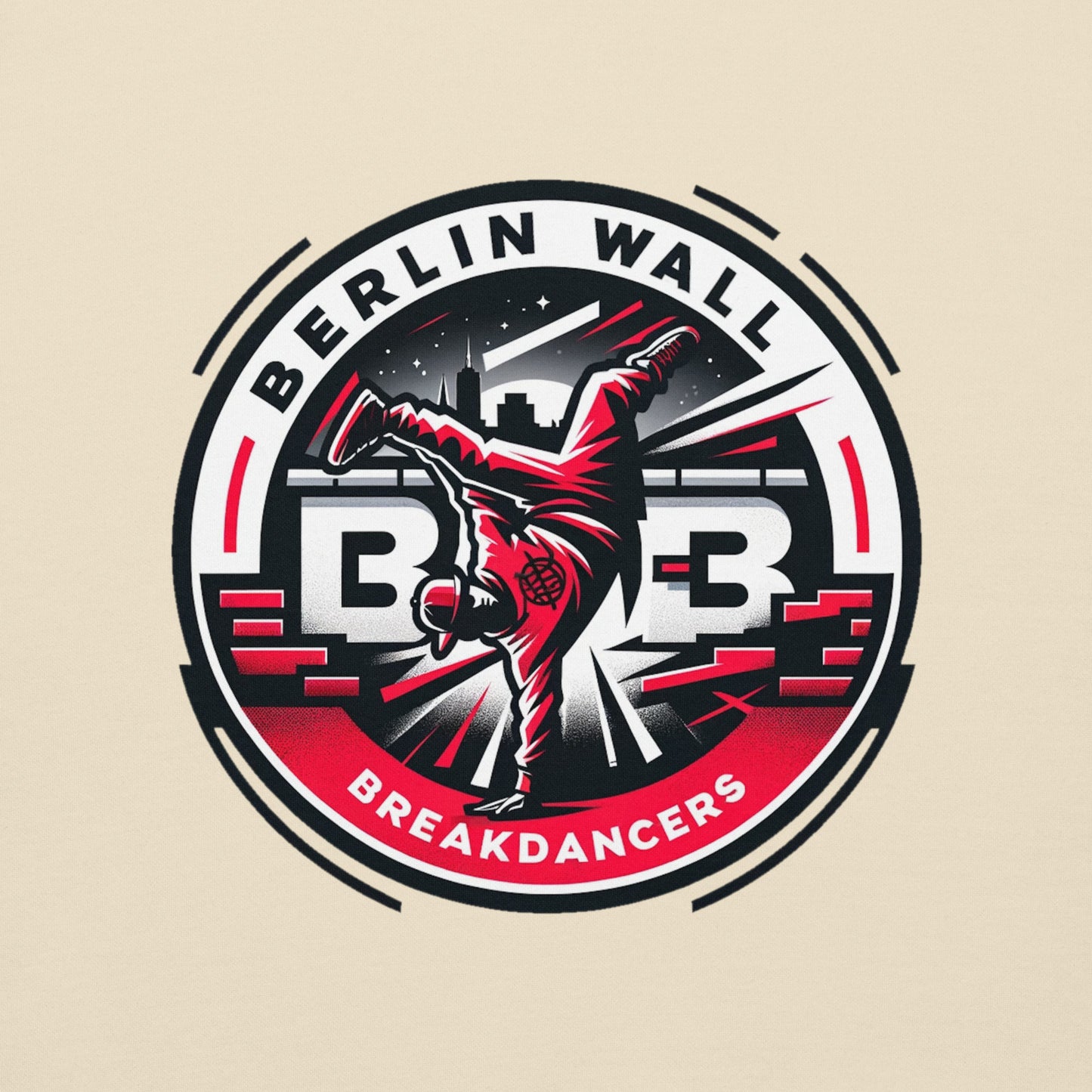 Berlin Wall BreakDancers ~ Unisex Hoodie